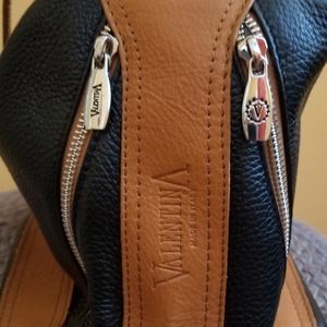 Valentina leather sling hobo bag